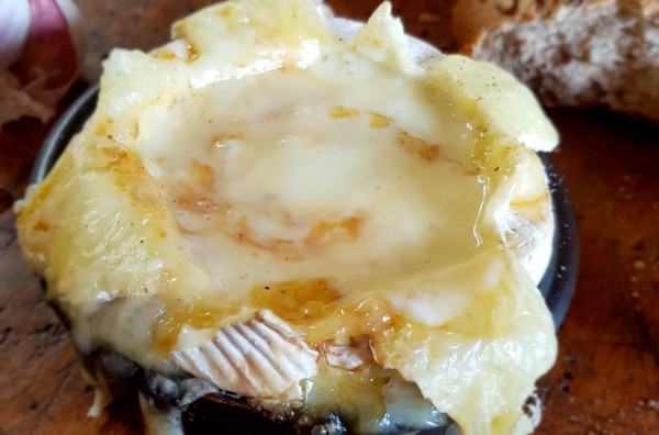 Harrison Oven baked camembert infused with coffee and garlic