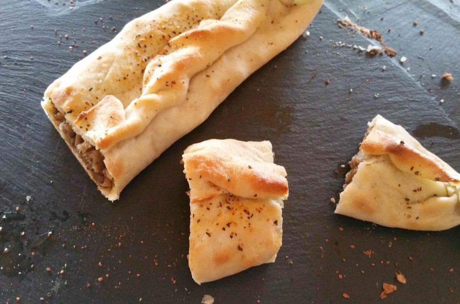 Turkish pide bread baked in a Harrison Oven}