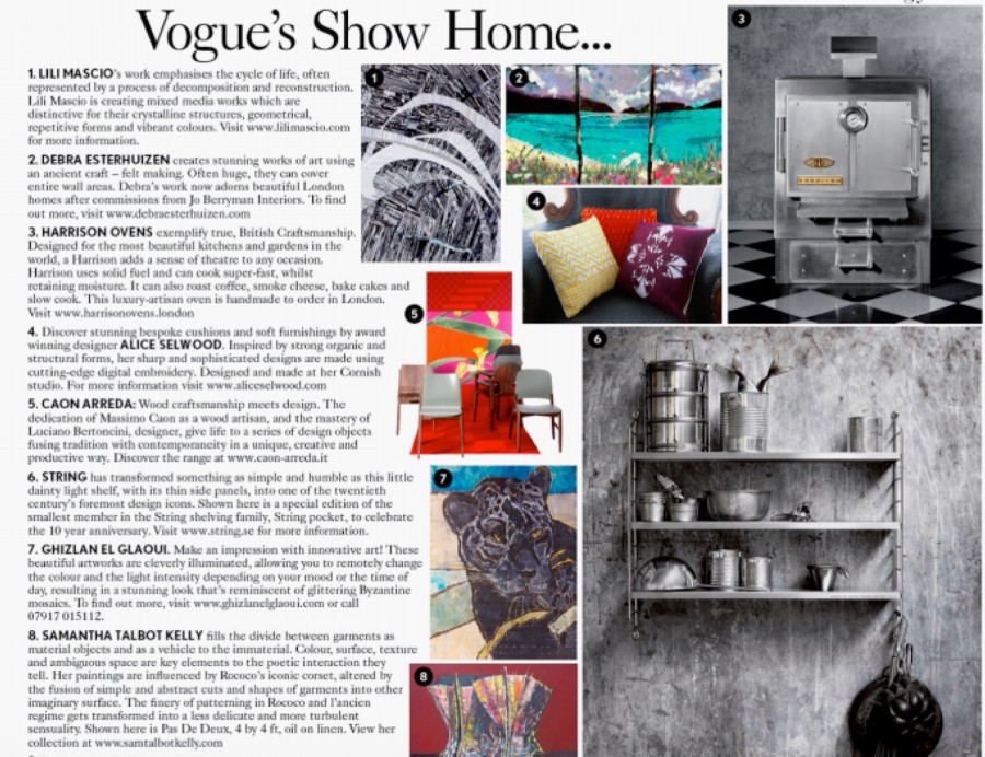 Harrison Charcoal Ovens Appear in British Vogue’s Show Homes Feature